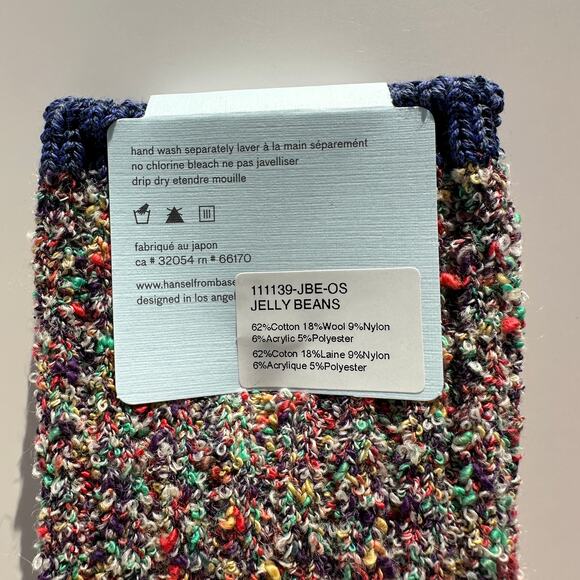 Hansel from Basel Pixie Dapple Crew Socks Jelly Beans Womens Sizes 6-9.5 NWT - Picture 4 of 9